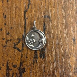 James Avery Retired Midnight Sky Moon Star Charm